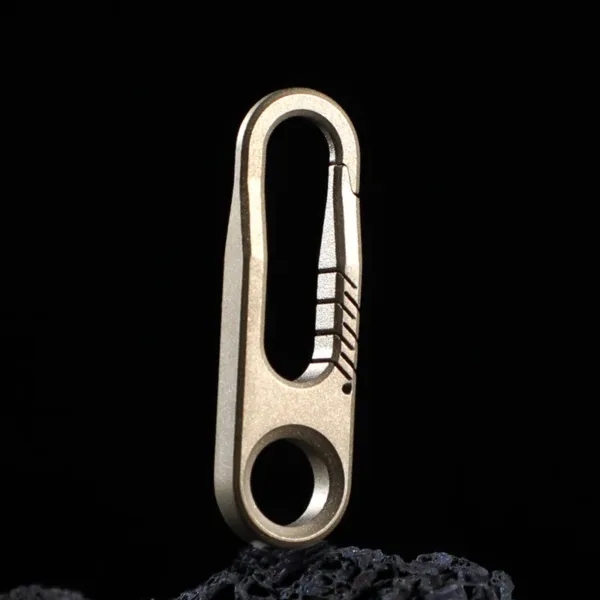 Mini Titanium Keychain Carabiner Bag Zipper Head Repair DIY Accessories (2) 3 11zon