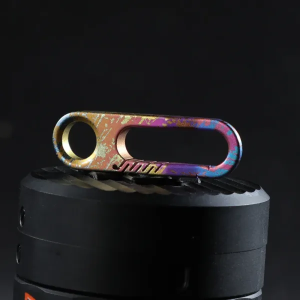 Mini Titanium Keychain Carabiner Bag Zipper Head Repair DIY Accessories (6) 6 11zon