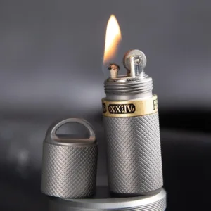 Titanium Alloy Inlaid Copper Lighter