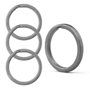 Titanium Key Chain Rings Split Rings